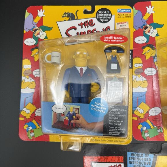 Lot Of 5 New Vintage The Simpson Vinyl Action Figures Sealed Krusty Mr Burns VGC - Picture 2 of 10